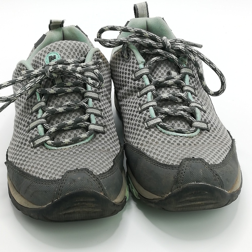 Merrell Shoes Womens Sneaker Wild Dove Eggshell Blue Hiking Walking 8.5